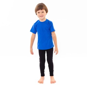 Кальсоны для мальчика (термо), цвет чёрный, рост 110 см (30)