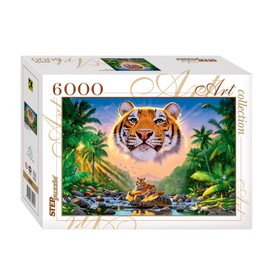Пазл «Величественный тигр», 6000 элементов