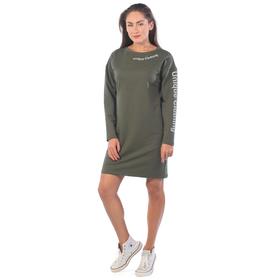 Платье-футболка Unique Clothing, размер 50, цвет хаки