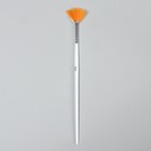 Brush for design plastic веерная18,5cm 25*15mm white pack QF