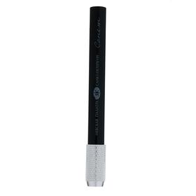 Удлинитель-держатель с резьбовой цангой для карандашей диаметром до 8 мм (для цветных, пастельных, чёрнографитных, акварельных и косметических карандашей), металлический, чёрный