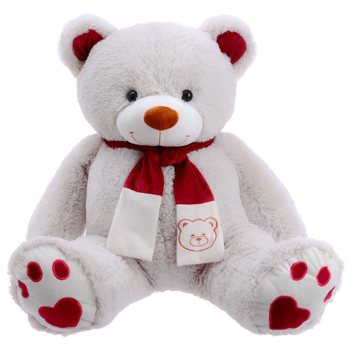 Мягкая игрушка «Медведь Кельвин» латте, 90 см - фото 127176263