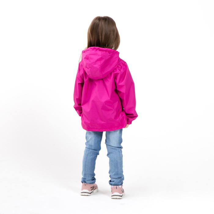 Ветровка детская, цвет малиновый, рост 110-116 см - фото 798636720