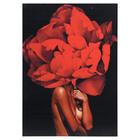 The painting "the Girl in the red flower" 25*35 cm The painting "the Girl in the red flower" 25*35 cm