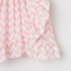 Платье для девочки "Зигзаги", р.36 (134-140), белый/розовый - фото 801915780 Платье для девочки "Зигзаги", р.36 (134-140), белый/розовый - фото 801915780