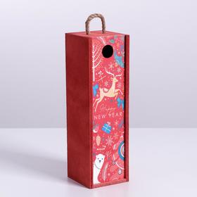 Ящик под бутылку «Скандинавия», 11 × 33 × 11 см