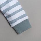 Комбинезон Крошка Я "Полоса", белый, рост 68-74 см - фото 107807392