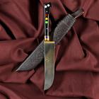 Knife Pcac Sharkhon - Chirchik, plexiglass, Erma, Garda brass, blade with engraving. SH-15 (10-12 Knife Pcac Sharkhon - Chirchik, plexiglass, Erma, Garda brass, blade with engraving. SH-15 (10-12