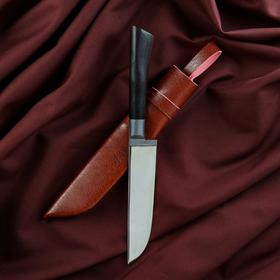 Нож Корд Куруш - Чирчик, граб черный, сухма, пуговица, гарда олово. У8 (11-12 см)