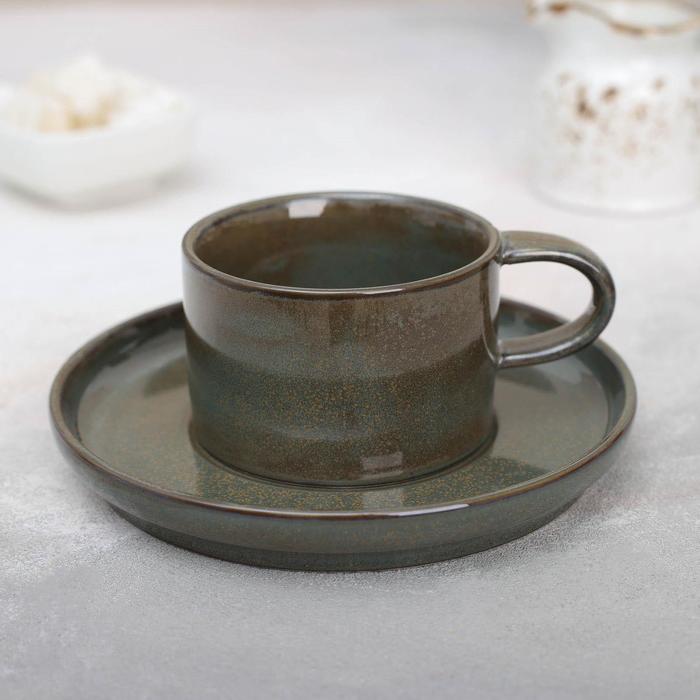 Чайная пара «Пайро», чашка 220 мл, блюдце