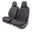 Накидки на передние сиденья Car Performance, 2 шт, fiberflax (лен), чёрный 5205891 - фото 94679