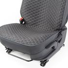 Накидки на передние сиденья Car Performance, 2 шт, fiberflax (лен), ромб, чёрный 5205898 Накидки на передние сиденья Car Performance, 2 шт, fiberflax (лен), ромб, чёрный 5205898