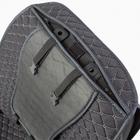 Накидки на передние сиденья Car Performance, 2 шт, fiberflax (лен), ромб, чёрный 5205898 Накидки на передние сиденья Car Performance, 2 шт, fiberflax (лен), ромб, чёрный 5205898
