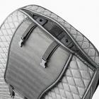 Накидки на передние сиденья Car Performance, 2 шт, fiberflax (лен), ромб, серый 5205899 Накидки на передние сиденья Car Performance, 2 шт, fiberflax (лен), ромб, серый 5205899