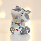 Figurine "Raccoon with a garland" Figurine "Raccoon with a garland"