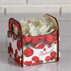 Planters wooden gift Roxy Smith "Favorite. Rose petals", box with sticker