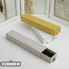 Коробочка подарочная под браслет/цепочку/часы "Драгоценность", 21*4, выдвижная, цвет МИКС (6 шт) - фото 801754533