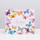 Пакет ламинированный горизонтальный «Порхай от счастья», ML 27 × 23 × 11,5 см 4725145