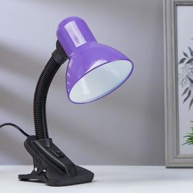 Лампа на прищепке светодиодная  8Вт LED 750Лм 14xSMD2835 шнур 1,5м фиолетовый