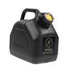 Канистра ГСМ Kessler premium, 5 л, пластиковая, чёрная 5198591 Канистра ГСМ Kessler premium, 5 л, пластиковая, чёрная 5198591