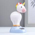 Pendulum plastic solar cells "Unicorn with rainbow mane" 11х6,5x5 cm Pendulum plastic solar cells "Unicorn with rainbow mane" 11х6,5x5 cm