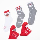 Набор новогодних женских носков KAFTAN "Merry Xmas" р. 36-40 (23-25 см), 5 пар - фото 23544