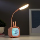 Лампа настольная с RGB подсветкой 1668/1 8хLED 1,5Вт USB АКБ МИКС 6х8х33 см - фото 107712721