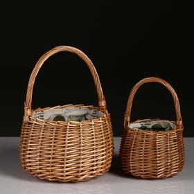 A set of baskets 2 pcs, willow