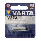 Батарейка алкалиновая Varta Professional, А27 (27A, MN27, V27A)-1BL, 12В, блистер, 1 шт. 5217276 - фото 11569