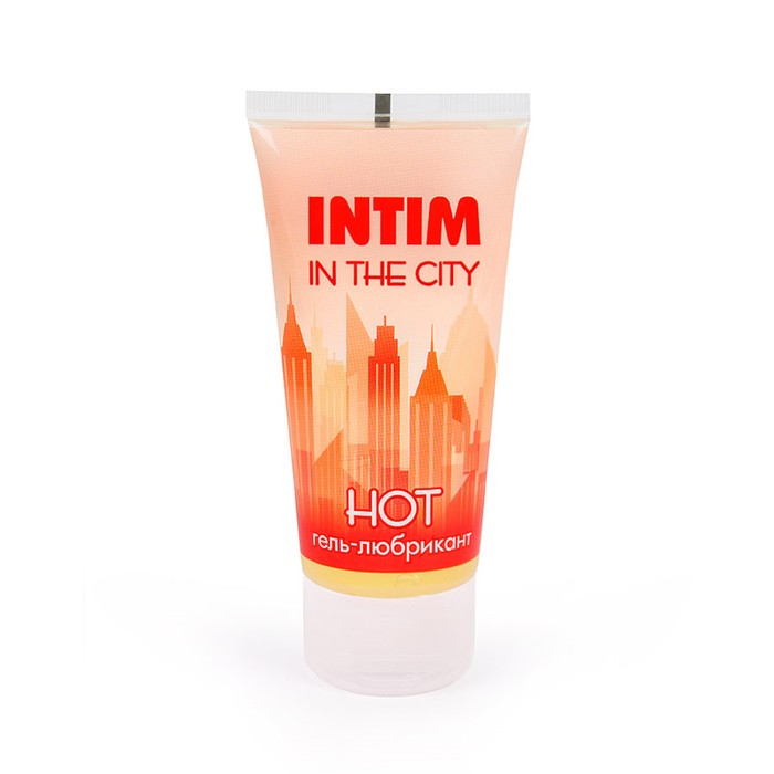 Гель-смазка INTIM in the city Hot, на водной основе, разогревающая, имбирь, 60 мл - фото 125717