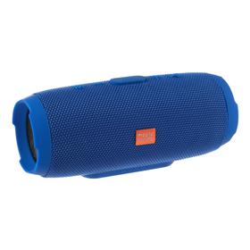 Потративная колонка SK1003BE, microSD/USB/FM, Bluetooth 5,0, 6 Вт, 1200 мАч, синяя 5212668