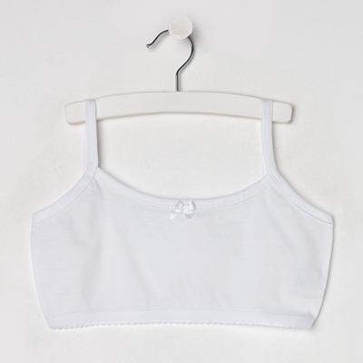 Top for girls, color white, height 134-140 (36)
