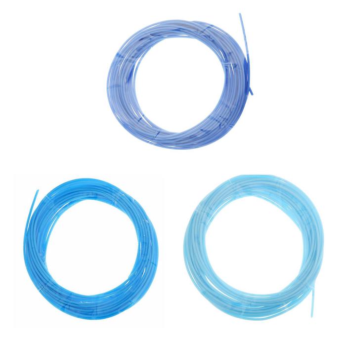 Пластик PCL для 3D ручки, длина: 5 м, цвета синего МИКС