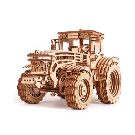 Механический 3D-пазл из дерева «Трактор»