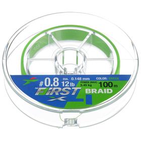 Леска плетёная Intech First Braid PE X4 0,148 мм, 100 м