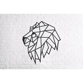Деревянный интерьерный пазл «Голова льва»