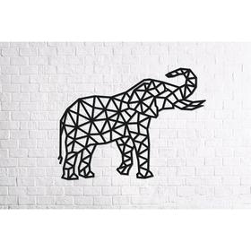 Деревянный интерьерный пазл «Design Слон»