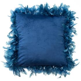 Наволочка декоративная Этель «Роскошь», цвет синий, размер 40х40 см