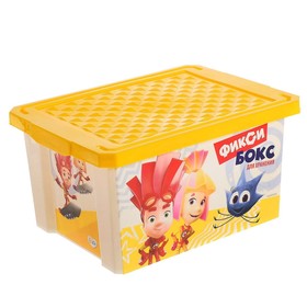 {{photo.Alt || photo.Description || 'Детский ящик для хранения игрушек «Фиксики», 17 литров, цвет жёлтый'}}