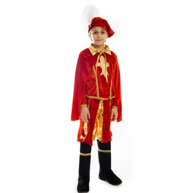 {{photo.Alt || photo.Description || 'Карнавальный костюм «Принц», берет, плащ, камзол, штаны с сапогами, р. 30, рост 122 см, 5-7 лет'}}
