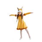 Карнавальный костюм "Белочка", сарафан, шапочка, нарукавники, 4-7 лет, рост 122-128 см