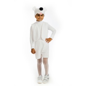 {{photo.Alt || photo.Description || 'Карнавальный костюм «Белый медвежонок», жилет, шорты, маска-шапочка, р. 30-32, рост 122 см'}}