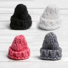 Hat toys knitted 2 PCs set, MIX color