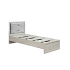 Кровать одинарная с настилом «Сохо», 90 × 200 см, цвет бетон пайн белый/бетон пайн патина - фото 6220324