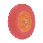 Колесо полиуретановое, d = 385 мм, ступица: диаметр 20 мм, длина 90 мм - фото 8107197