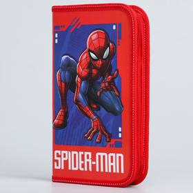 Пенал "Spider-man", 1 секция, 115х205х30 мм,  Человек-паук 4813999