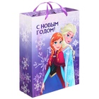 Пакет ламинат вертикальный "С Новым годом!", 31х40х11 см, Холодное сердце 4997227