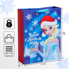 Пакет ламинат вертикальный "С Новым годом!", 31х40х11 см, Холодное сердце 4997231