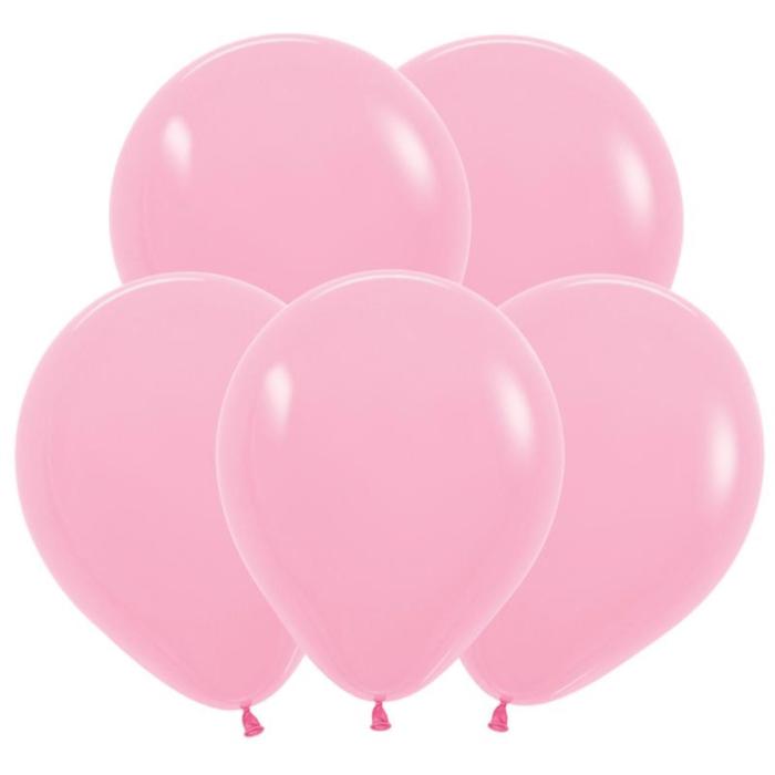 Шар латексный 5", водные бомбочки, пастель, набор 100 шт., цвет розовый