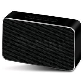 Портативная колонка Sven PS-85 5Вт, FM, AUX, microSD, USB, Bluetooth, 600мАч, черный 5274254